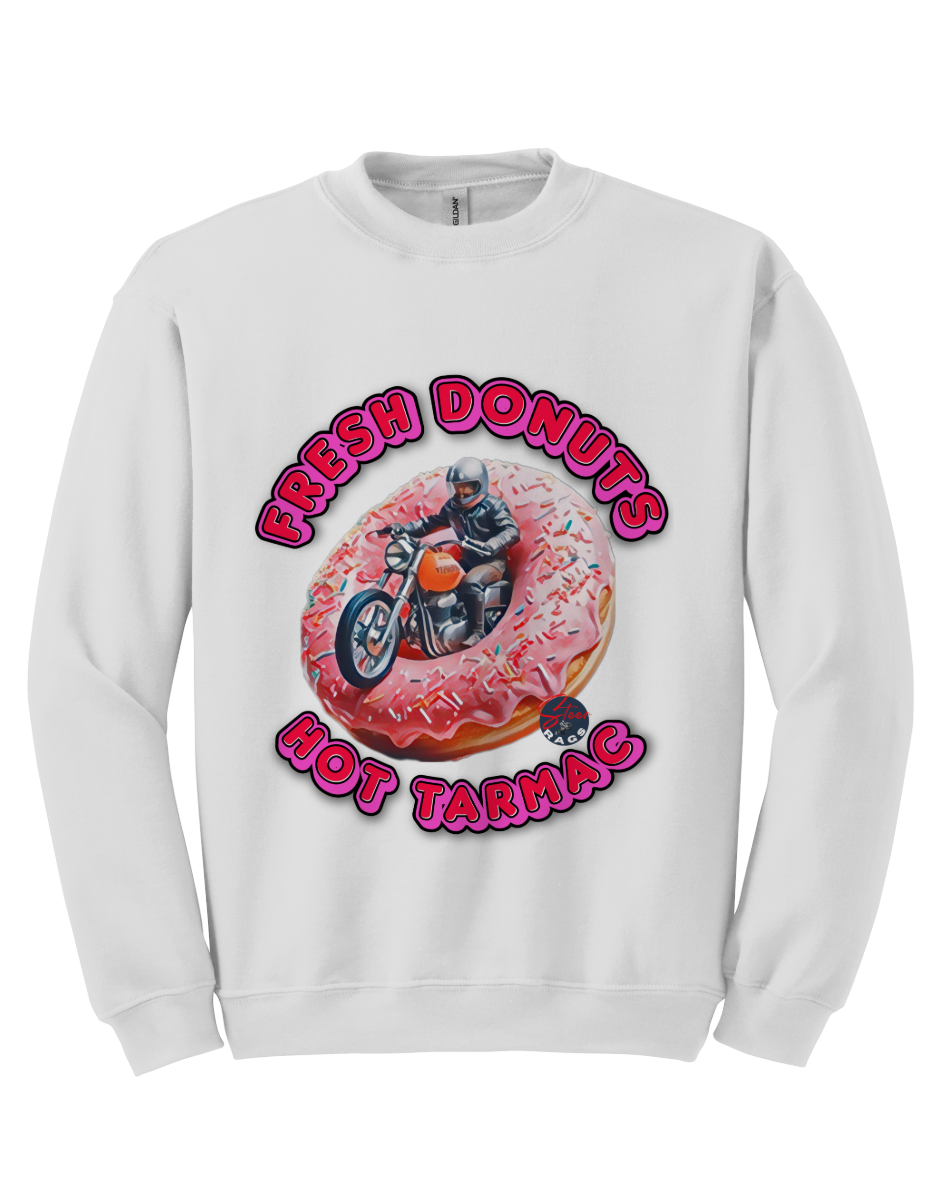 Fresh Donut Hot Tarmac Motorbike Sweatshirt