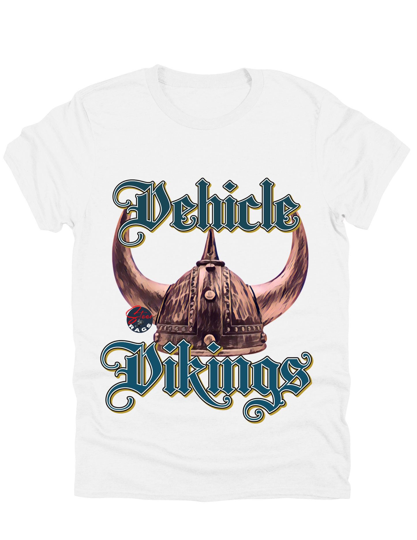Vehicle Vikings Blue Print T-shirt