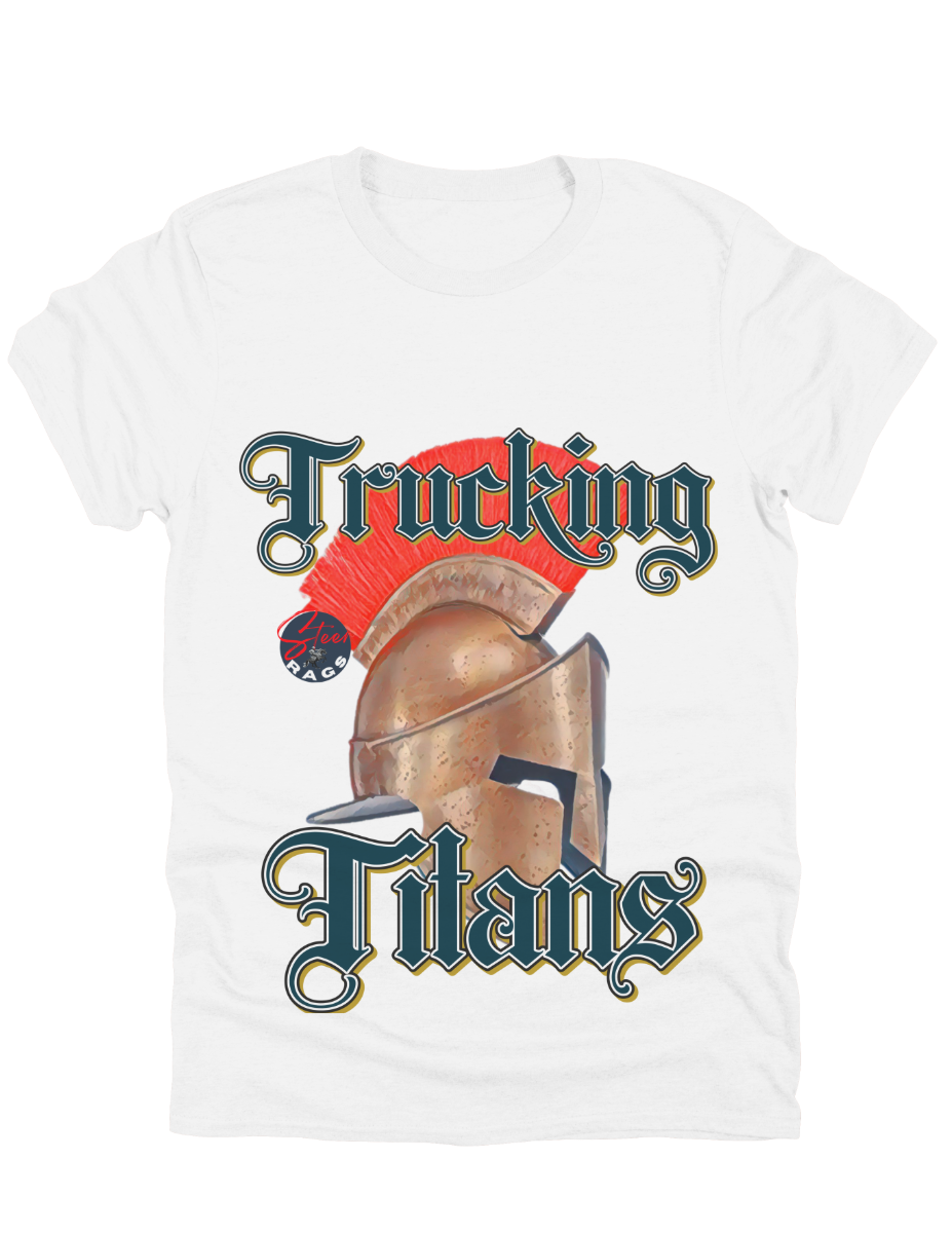 Trucking Titans Dark Teal Print T-shirt